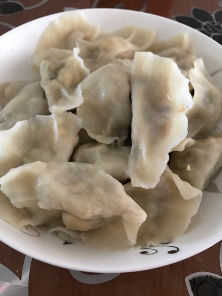 海参包菜鸡蛋饺子