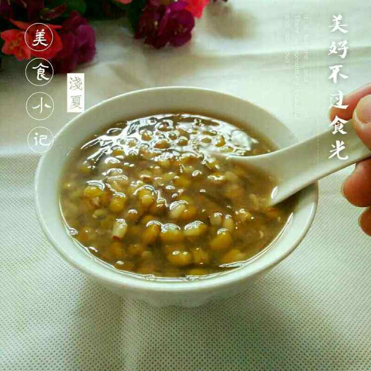 绿豆粉丝粥