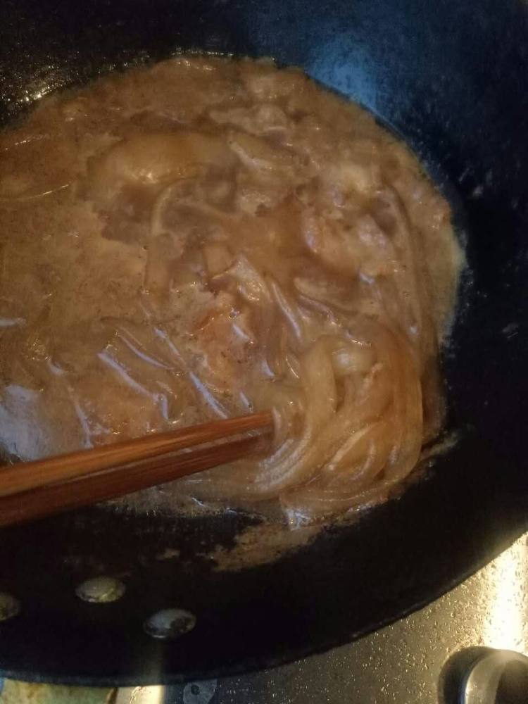 五花肉粉条炖豆角