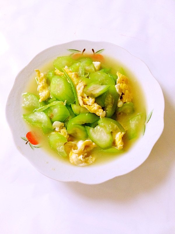 丝瓜炒鸡蛋