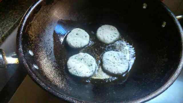 野葱糯米饼