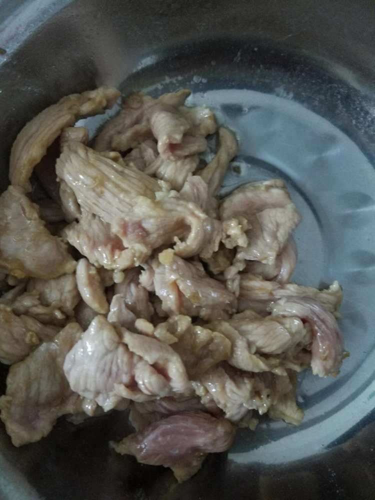 青瓜炒肉片