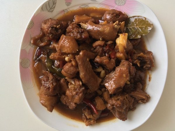 麻辣干煸鸭肉