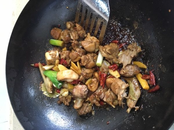 麻辣干煸鸭肉