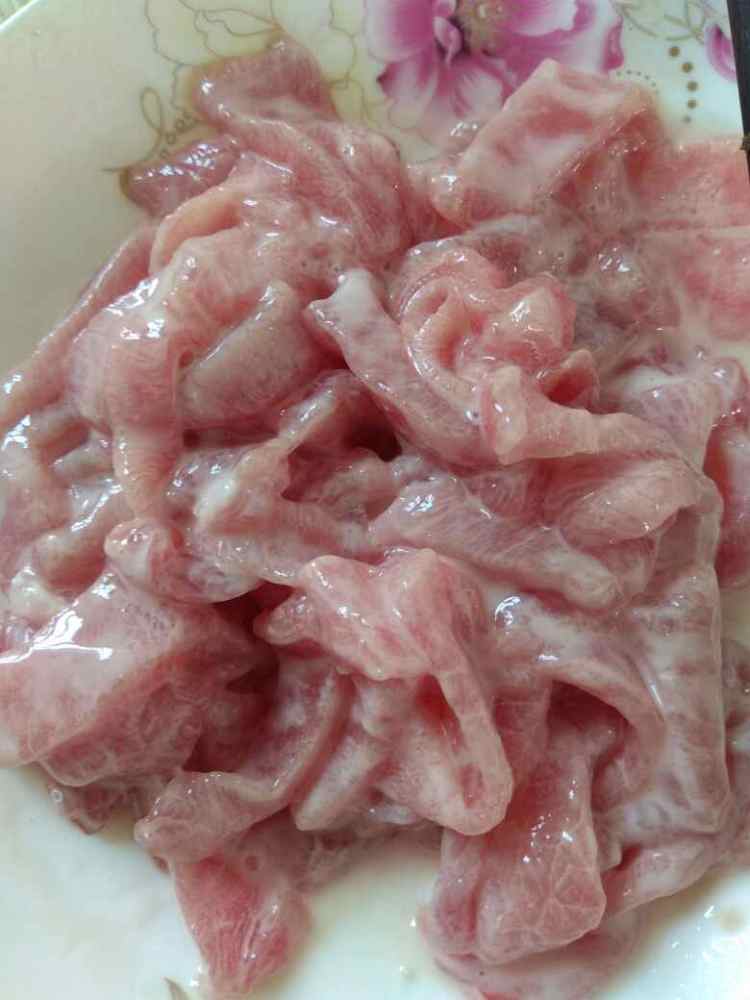 肉片炒豆角