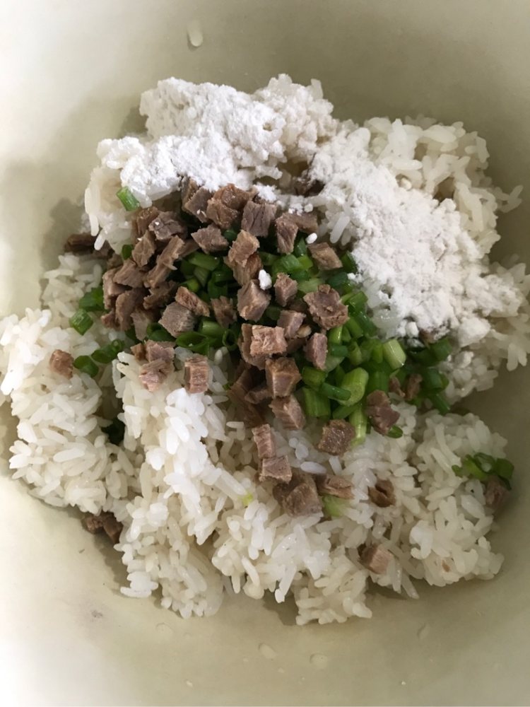 葱香米煎饼