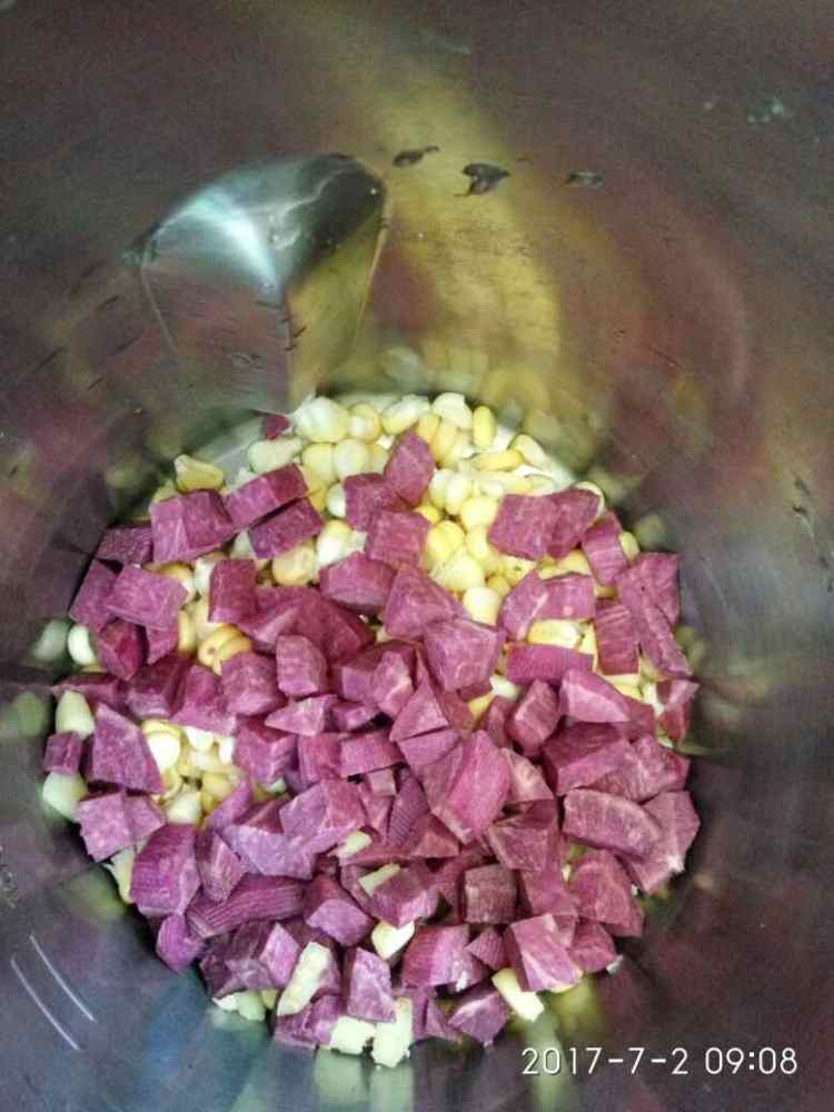 紫薯玉米浓汤