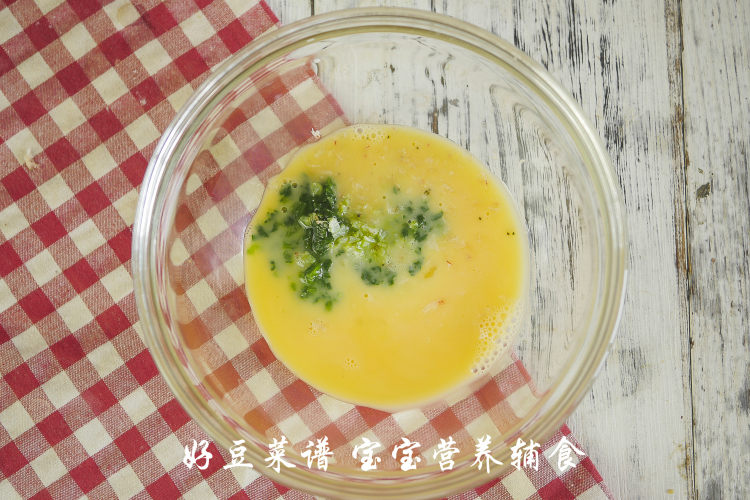 米饭菠菜糕