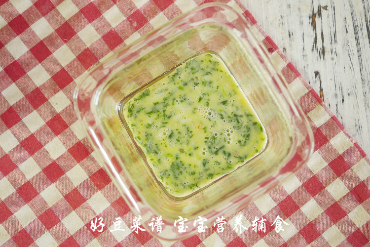 米饭菠菜糕