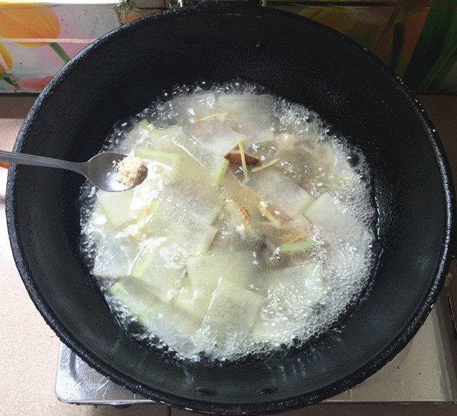 冬瓜花蛤汤
