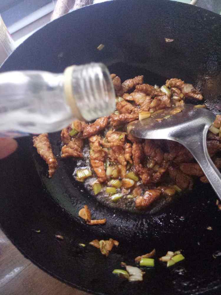 甜豆香菇炒肉片