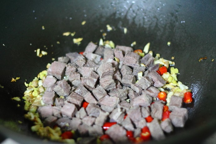牛肉炒豇豆