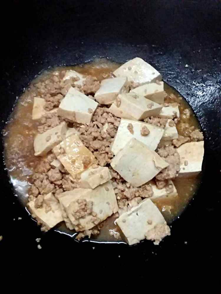 肉末白豆腐