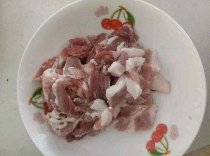 紫橄榄炒肉
