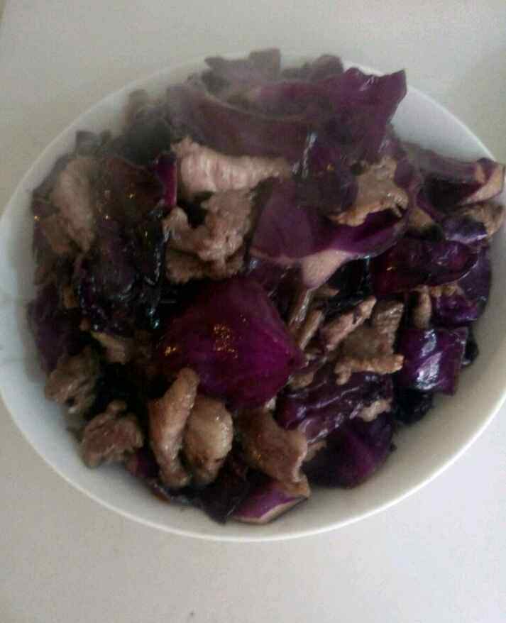 紫橄榄炒肉