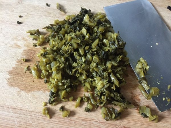 雪菜肉丝毛豆
