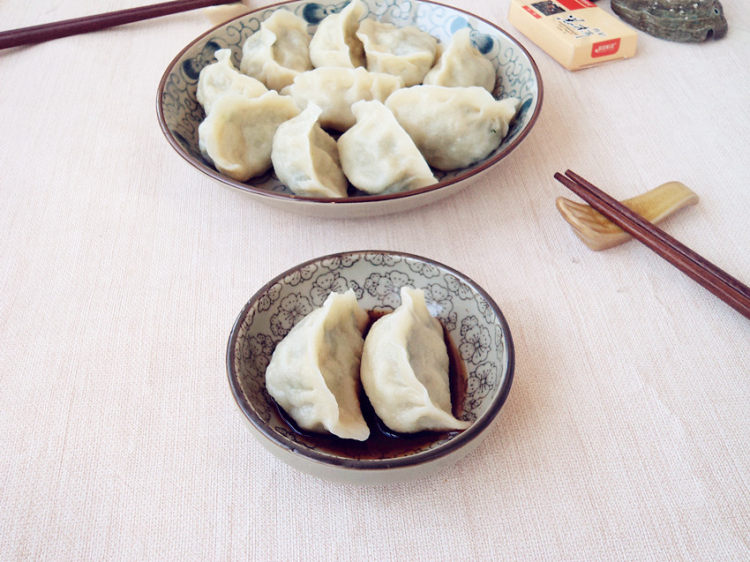 海米焖子菠菜馅水饺