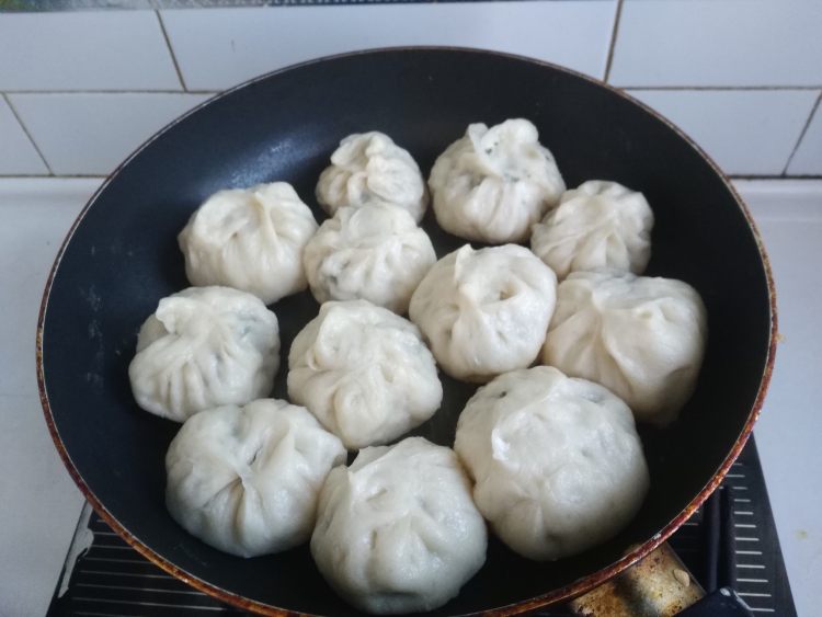 平底锅生煎包