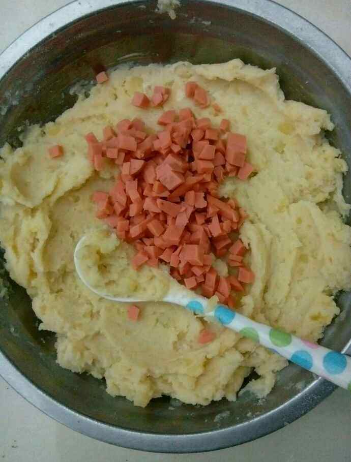 煎土豆火腿饼