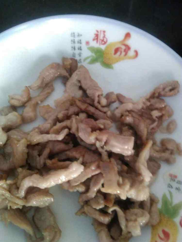 金针菇红萝卜炒肉丝