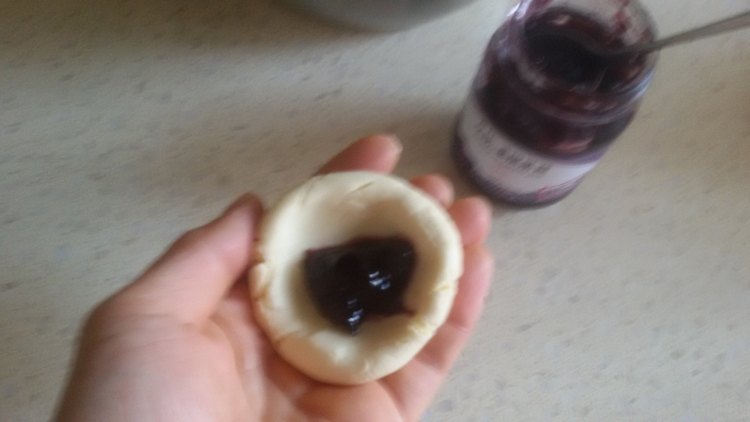 薯香蓝莓饼