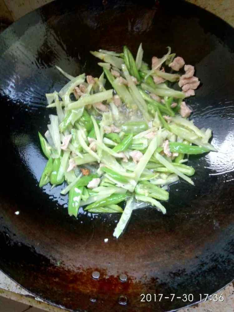 杂炒空心菜梗