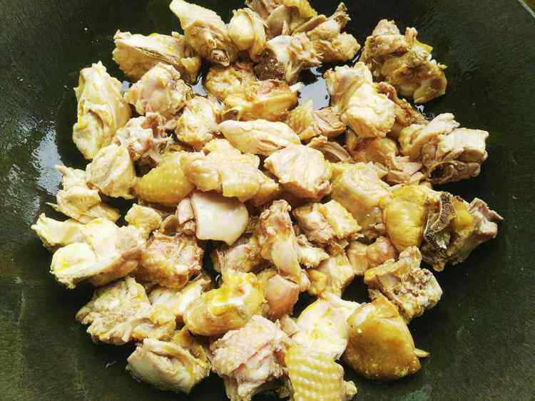 干煸鸡块