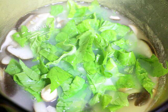 香菇白菜粥