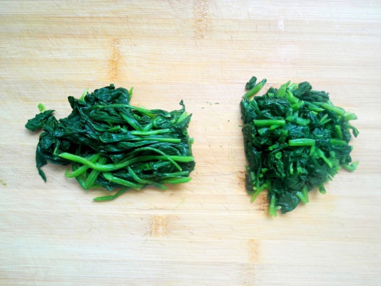 鲜核桃菠菜塔