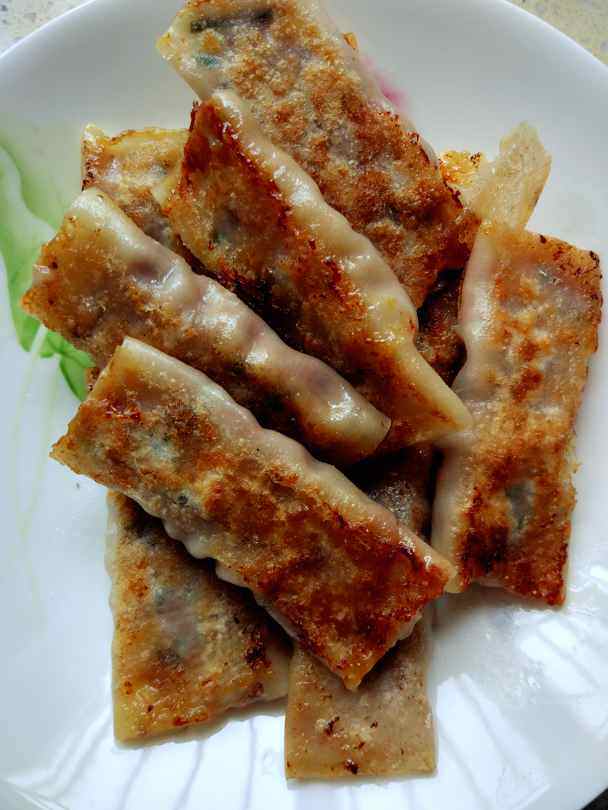 牛肉韭苔锅贴