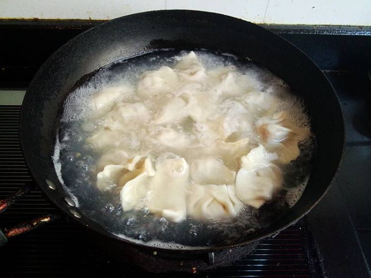 西瓜皮鸡蛋素水饺