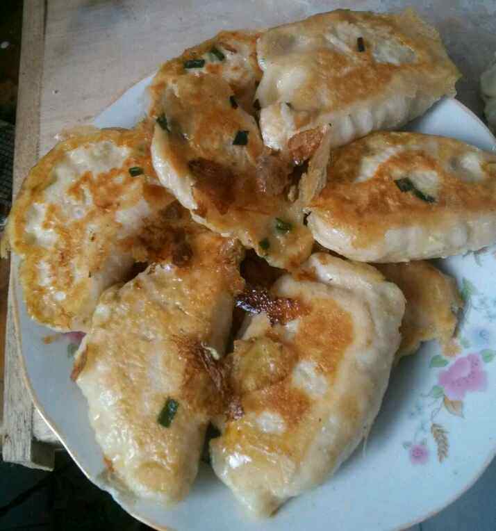 煎饺子