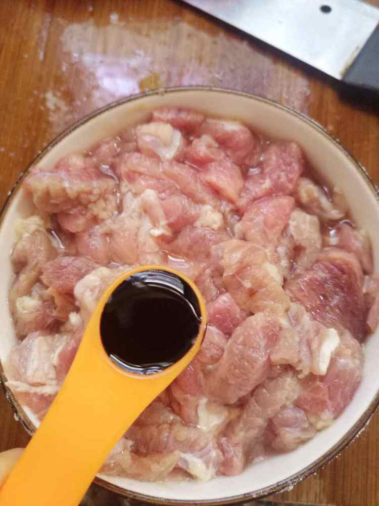 胡萝卜青椒牛肉丝