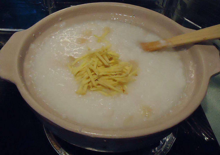 砂锅海参江瑶柱粥
