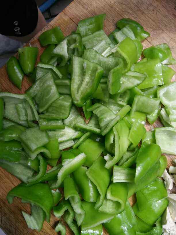 青椒炒豆腐