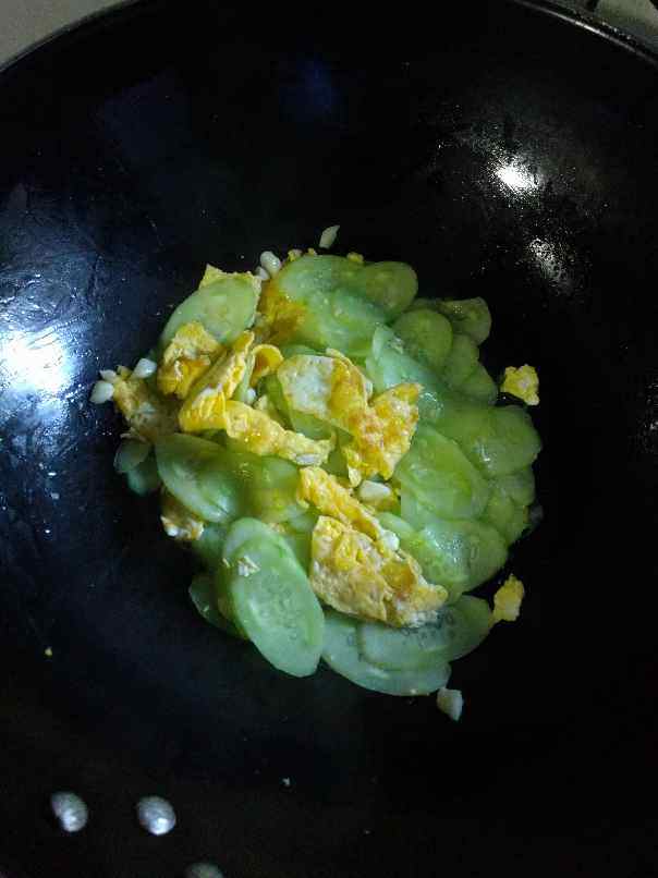 青瓜炒鸡蛋