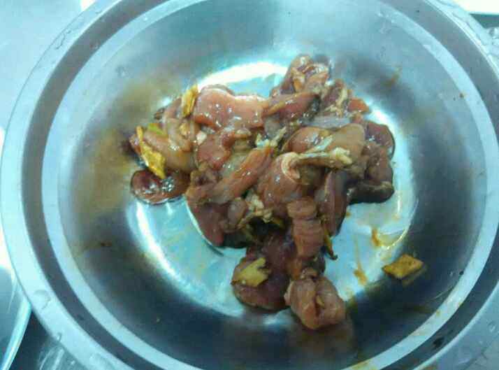 洋葱豆腐炒肉片