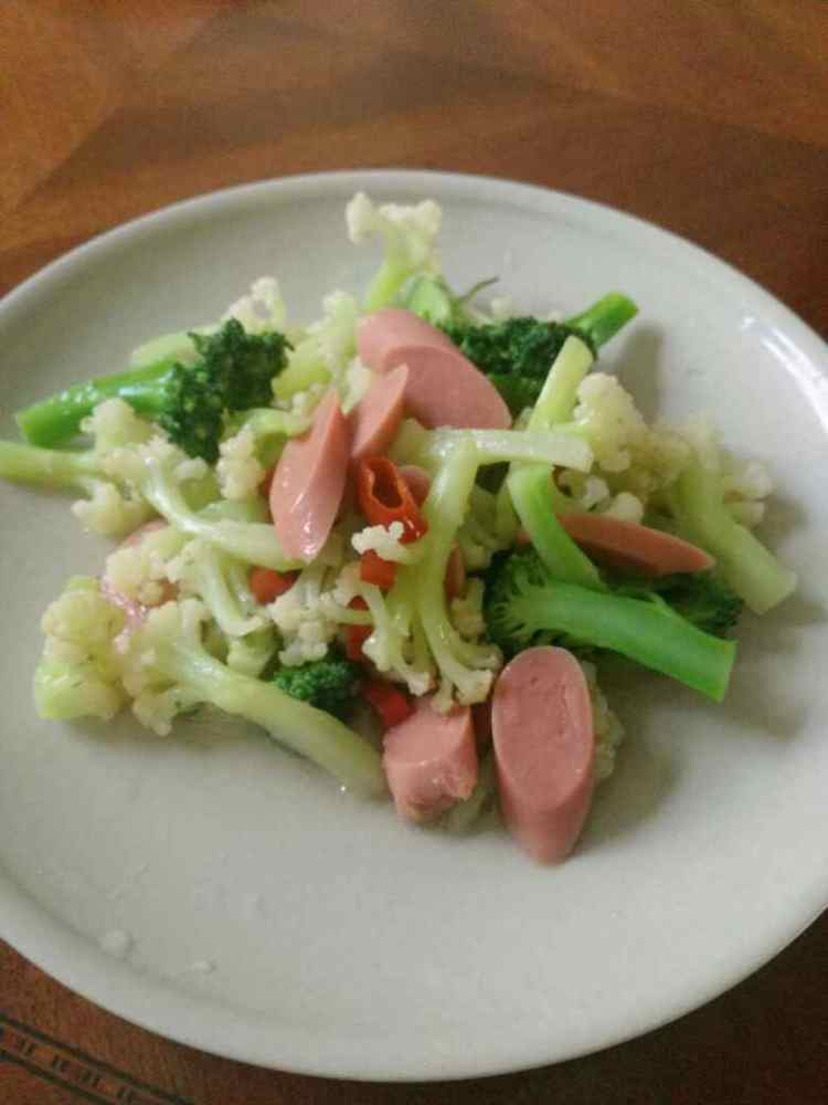 双花炒火腿