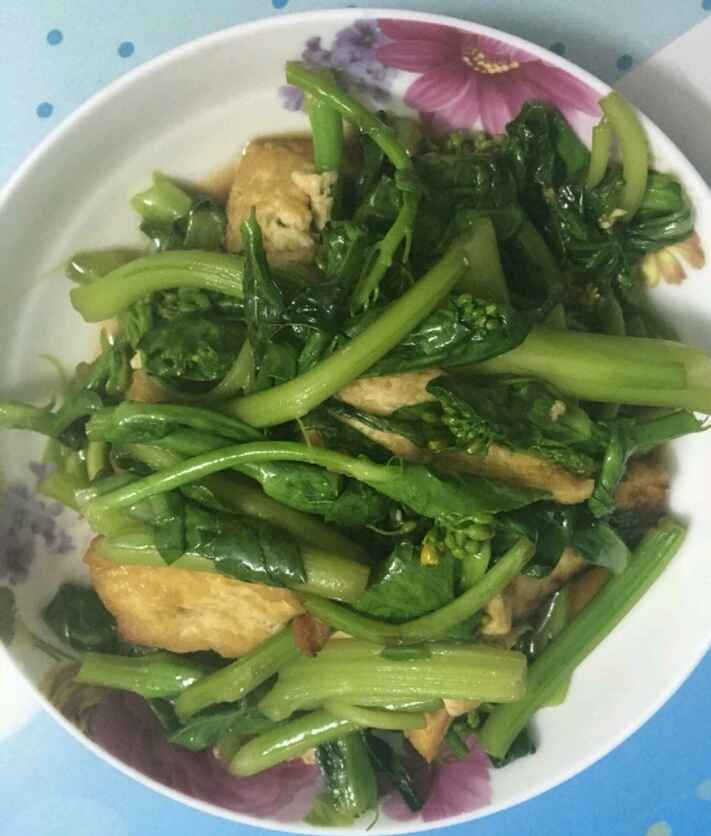 青菜炒豆腐