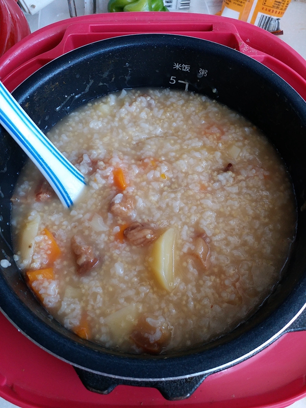 秋葵玉米早餐粥