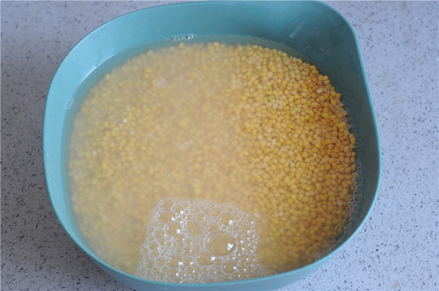 红薯叶绿豆糕