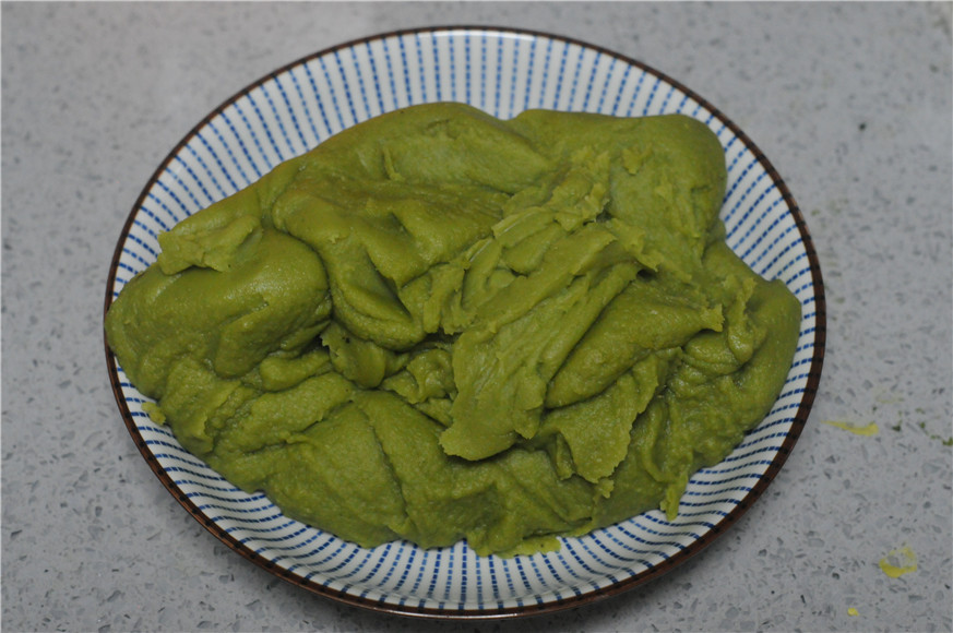 红薯叶绿豆糕
