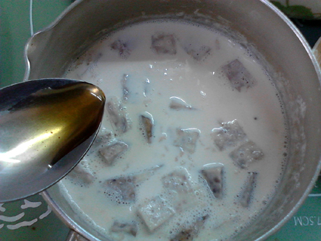 香芋燕麦牛奶甜汤