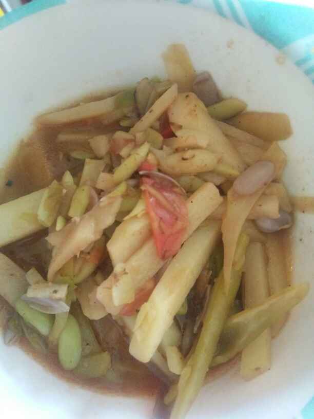 豆角炒土豆