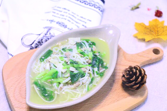 鸡汤面 宝宝辅食，鸡