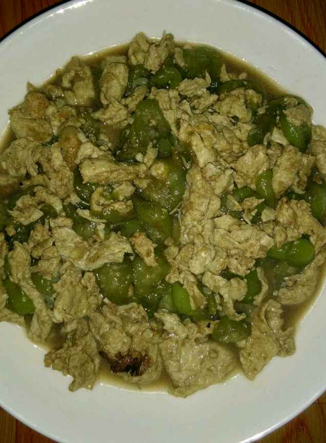 丝瓜炒鸡蛋
