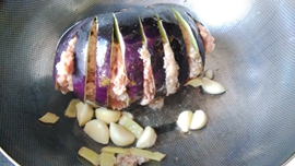 农家肉米嵌茄子