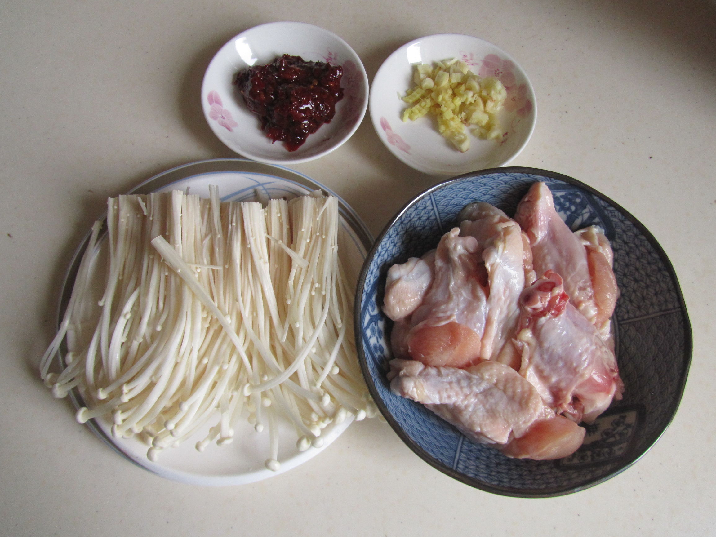 豆瓣蒸鸡翅根