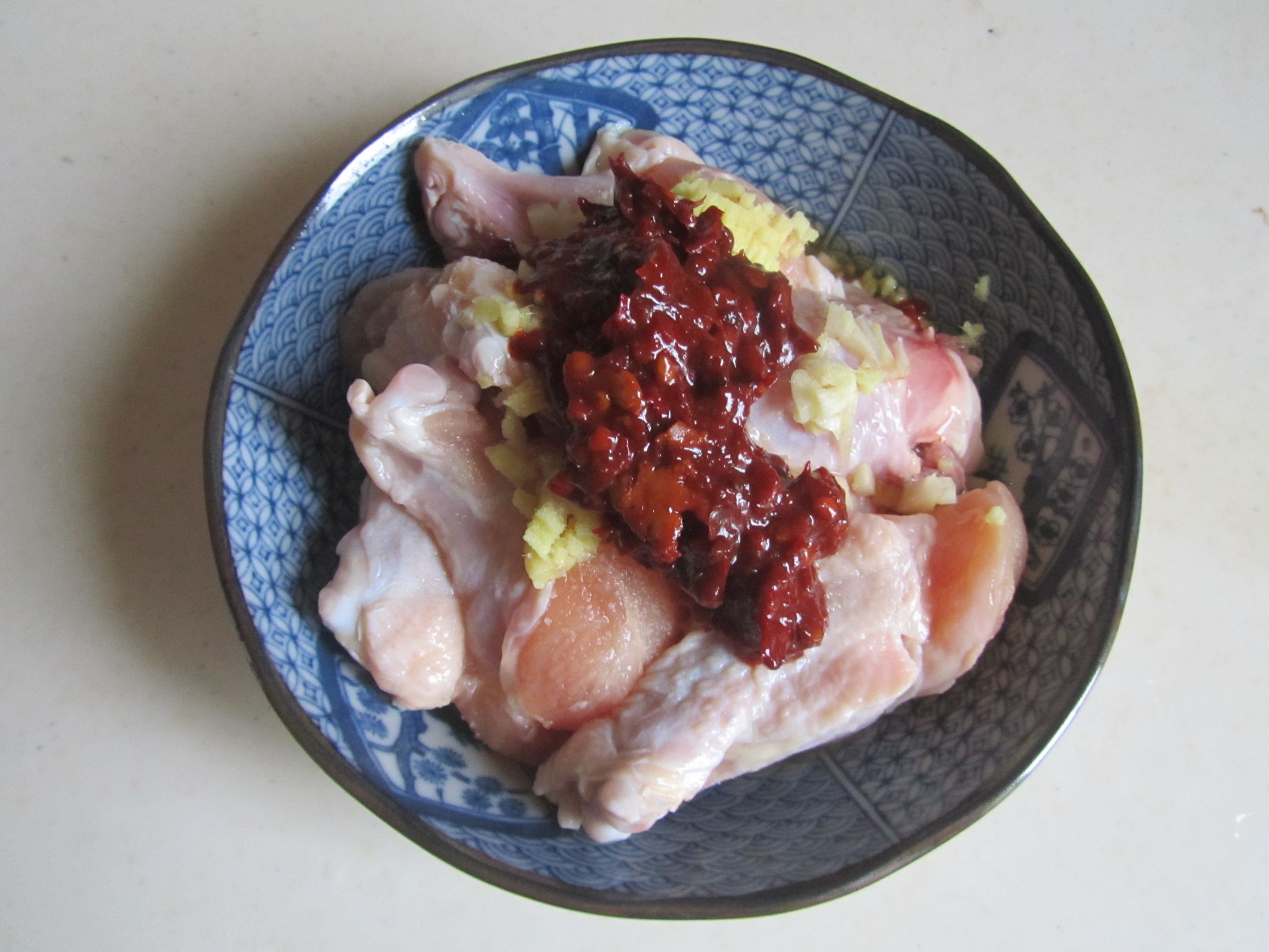 豆瓣蒸鸡翅根