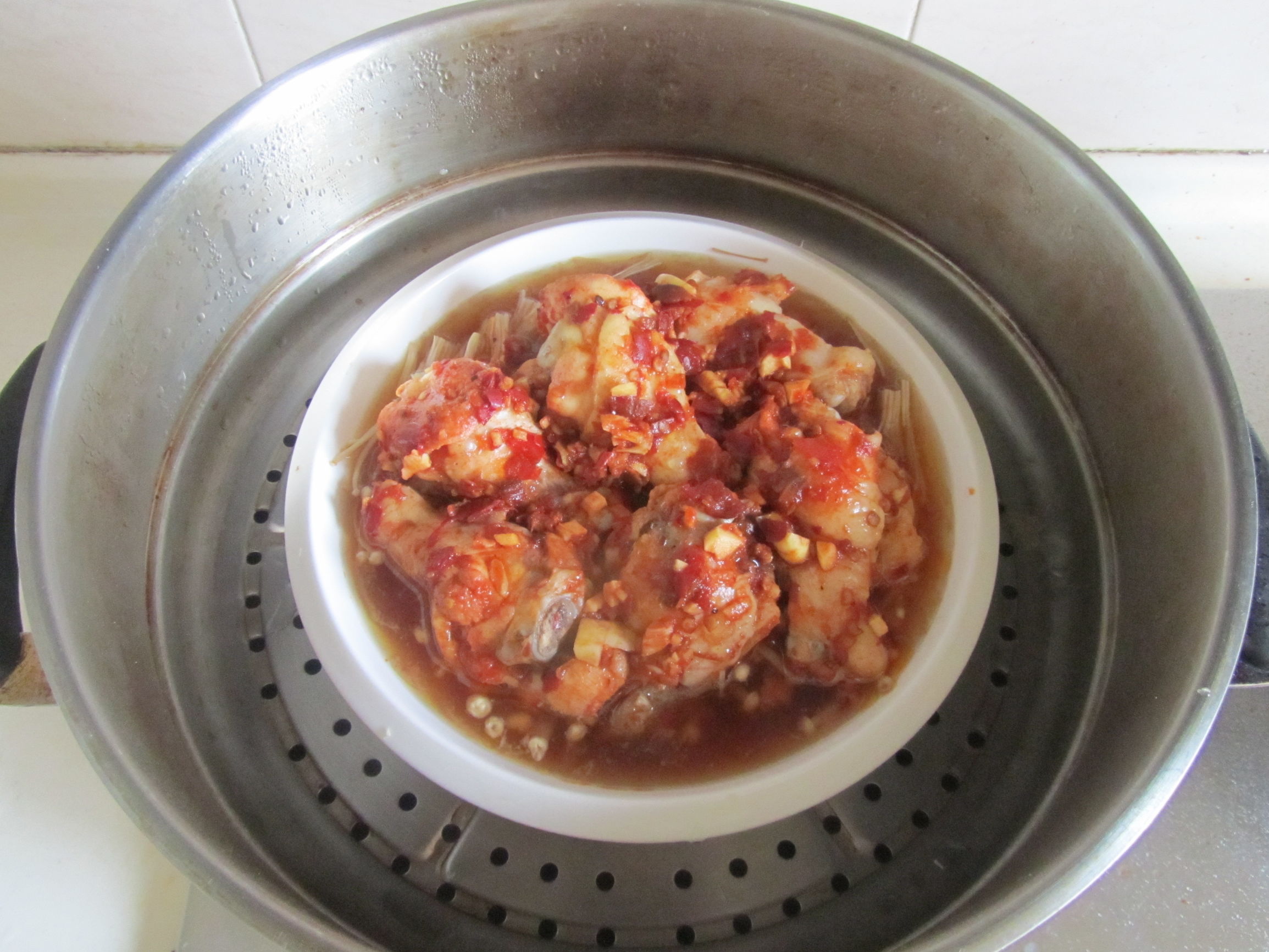 豆瓣蒸鸡翅根